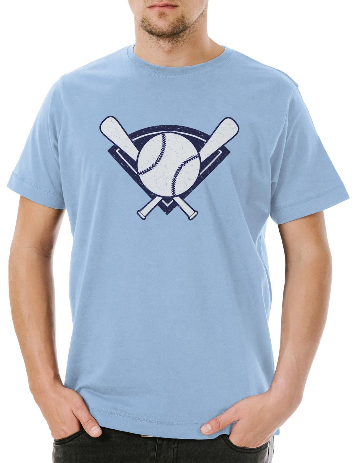 

Baseball Tools Herren T-Shirt Mens Womens Tees Top Player Sport Passion Love Addiction Spielfeld L