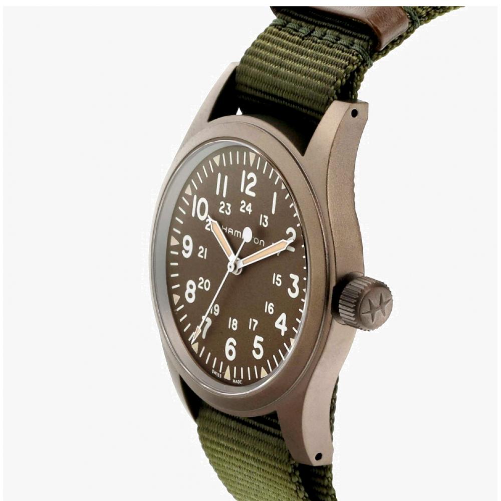 Hamilton H69449961 Khaki Field Mechanical Men S Nato Watch