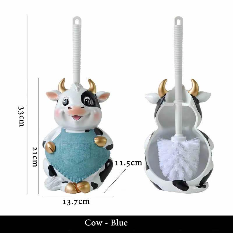 Creative Cartoon Sitting Frog Toilet Brush