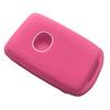 Pink Silicone 4 Buttons Remote Key Fob Case Cover Shell Fit for Mazda 3 6 CX-3 CX-5 CX-9 CX-90 CX-30 CX-50 MX-5 MIATA