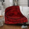 1pc Celtic knotwork Throw Blanket Soft Flannel, Cozy All Season Polyester Perfect for Home, Office