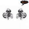 2 Stück Titanstahl Taro Punk Hip Hop Rock Trend Ohrstecker für Männer und Frauen Personalisierter Schmuck