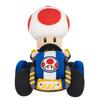 Sanei Boeki Super Mario & Mario Kart World Toad Plush Toy, W17 x D27 x H21.5cm (MKW03)