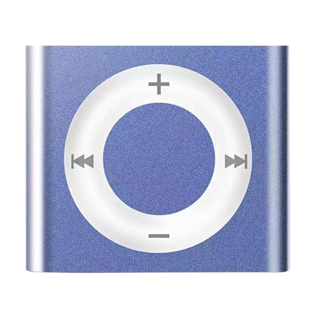 Mini MP3 Music Player Metal Clip-on Walkman Build In Speaker Rechargeable MP3 Player with Headphone Support TF Card for Students