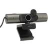PC Webcam with Microphone 2K 30 Frame Auto Focus FHD USB Computer Web Camera with Lens Cover for