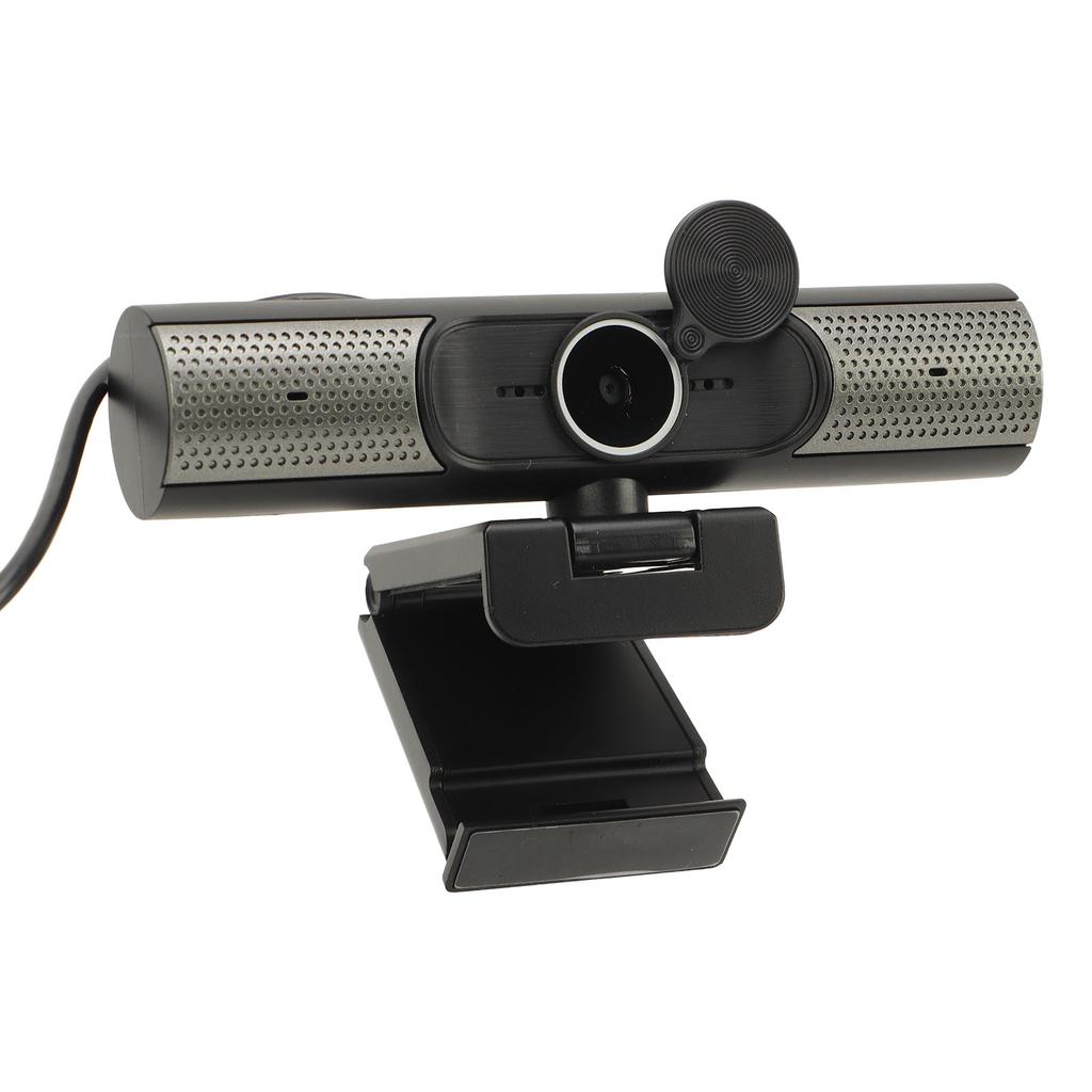PC Webcam with Microphone 2K 30 Frame Auto Focus FHD USB Computer Web Camera with Lens Cover for
