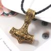 New Retro Viking Necklace Viking Rune Necklace Pendant Accessories