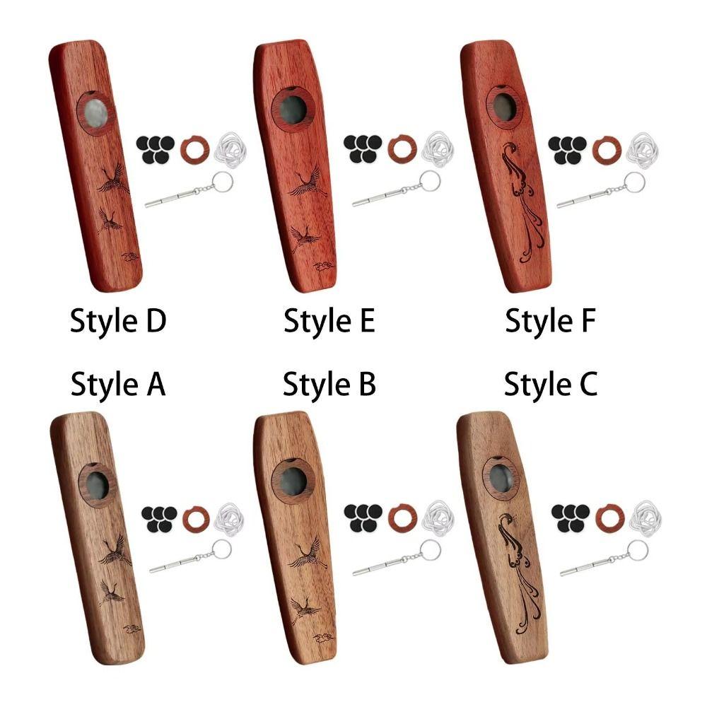 Portable Wind Instrument Professional Musical Instruments Flutes Wooden Kazoo Kids Gift