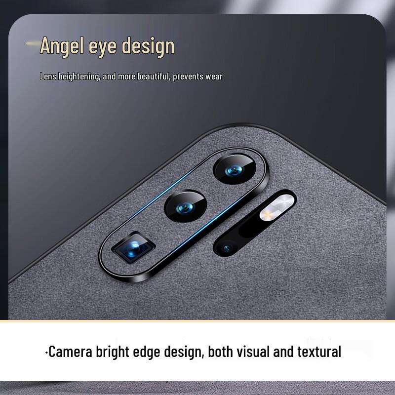 Luxury Nubuck Leather Full-Protection Phone Case for Huawei P30/P30 Pro