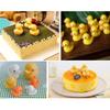 Duck Figurine Silicone Candle Molds for Epoxy Resin Making Candle Soap Candy Cake 3D Duck Fondant Molds Chocolate Molds