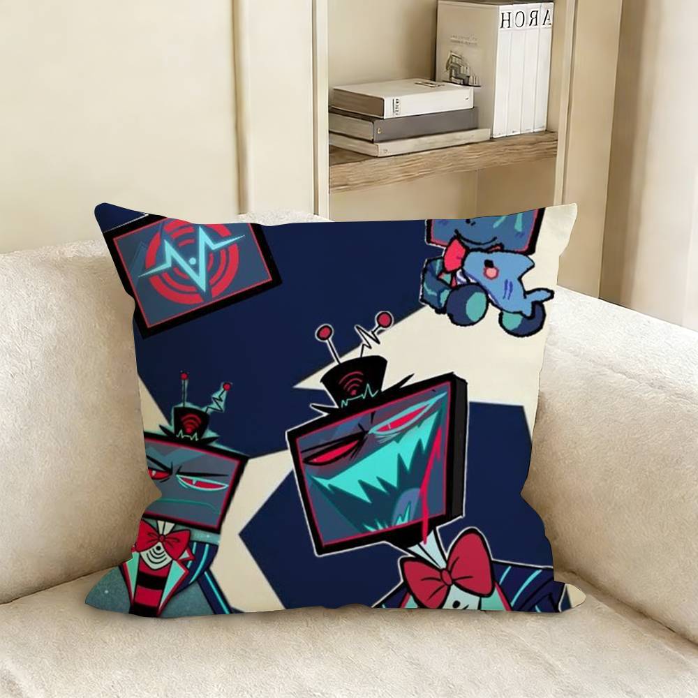 Vox HHazbin HHotel Various Sizes Square Pillow Case For Car Home Bedchamber Decor