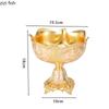 Vintage High Footed Fruit Plate Ornament Dessert Bowl Goblet Ice Cream Bowl Pastry Plate Snack Bowls Dim Sum Dish Candy Tray