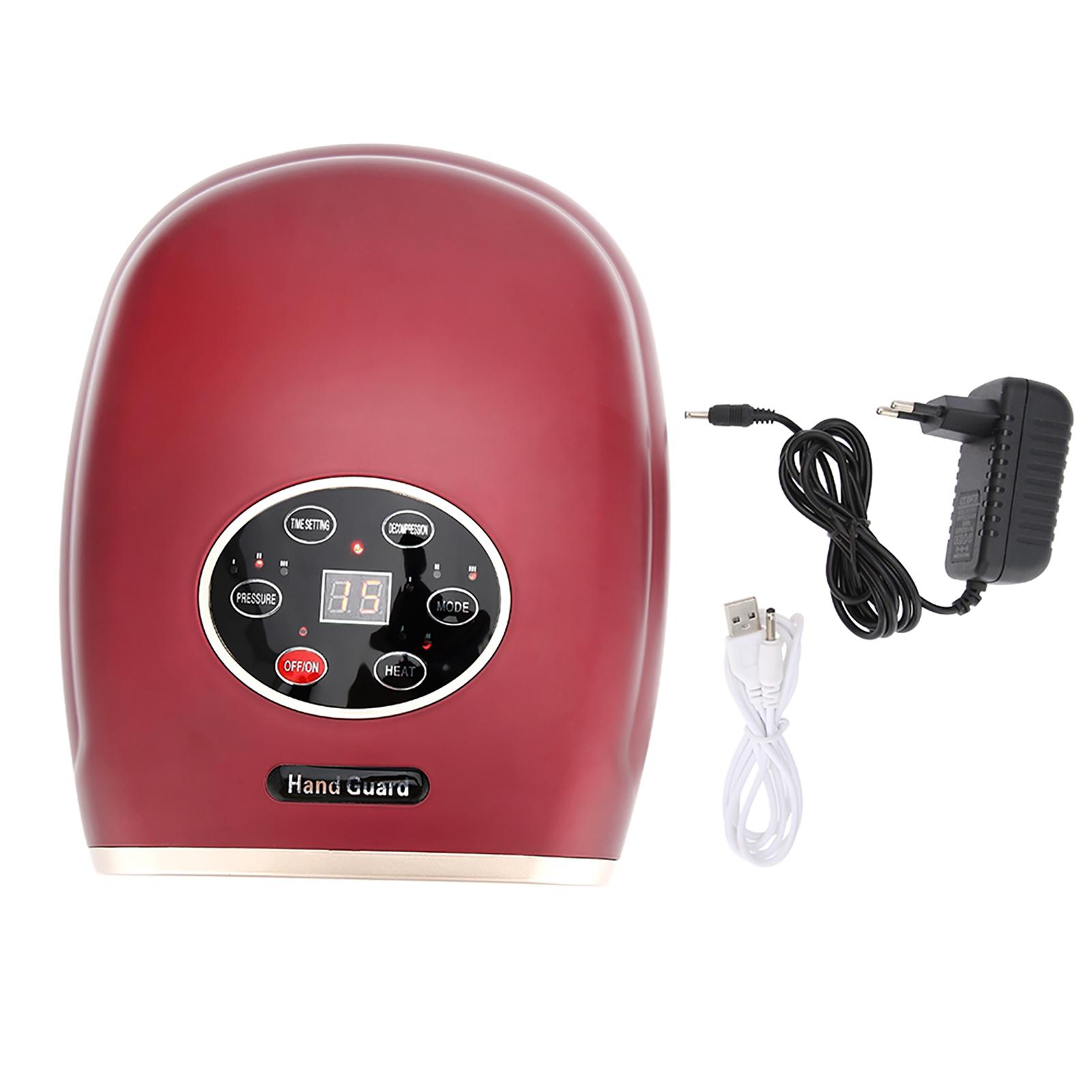 

Electric Hand Massager Office Home Finger Acupoint Massage Pain Relief Hand Care Tool EU червоний