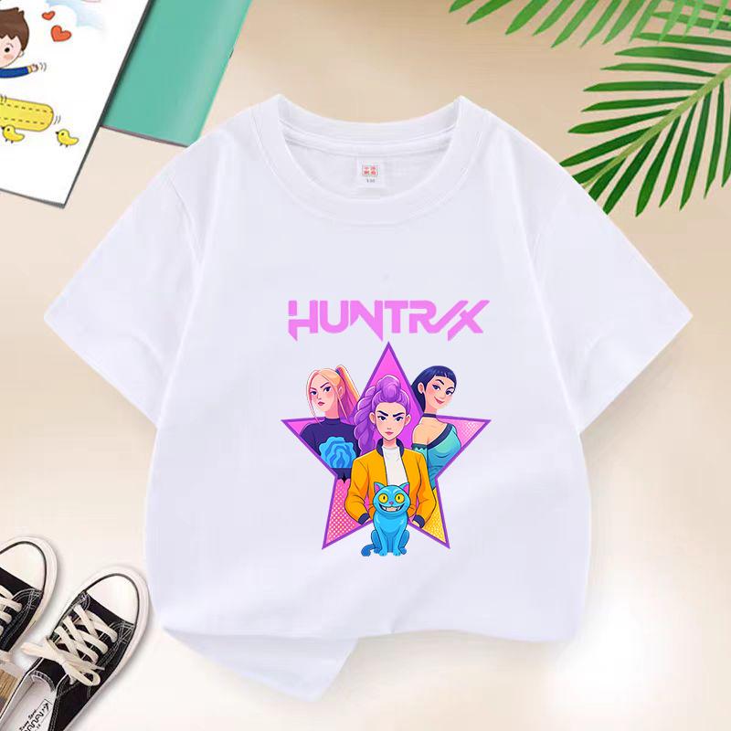 Kpop The Witch Hunt Team Turtle Planet Witch Hunter Group Short-Sleeve Peripheral Printed T-Shirt