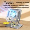 360 ° Rotatable Cooling Fan Tablet Bracket Foldable Tablet Radiator Bracket  Office/Home Use