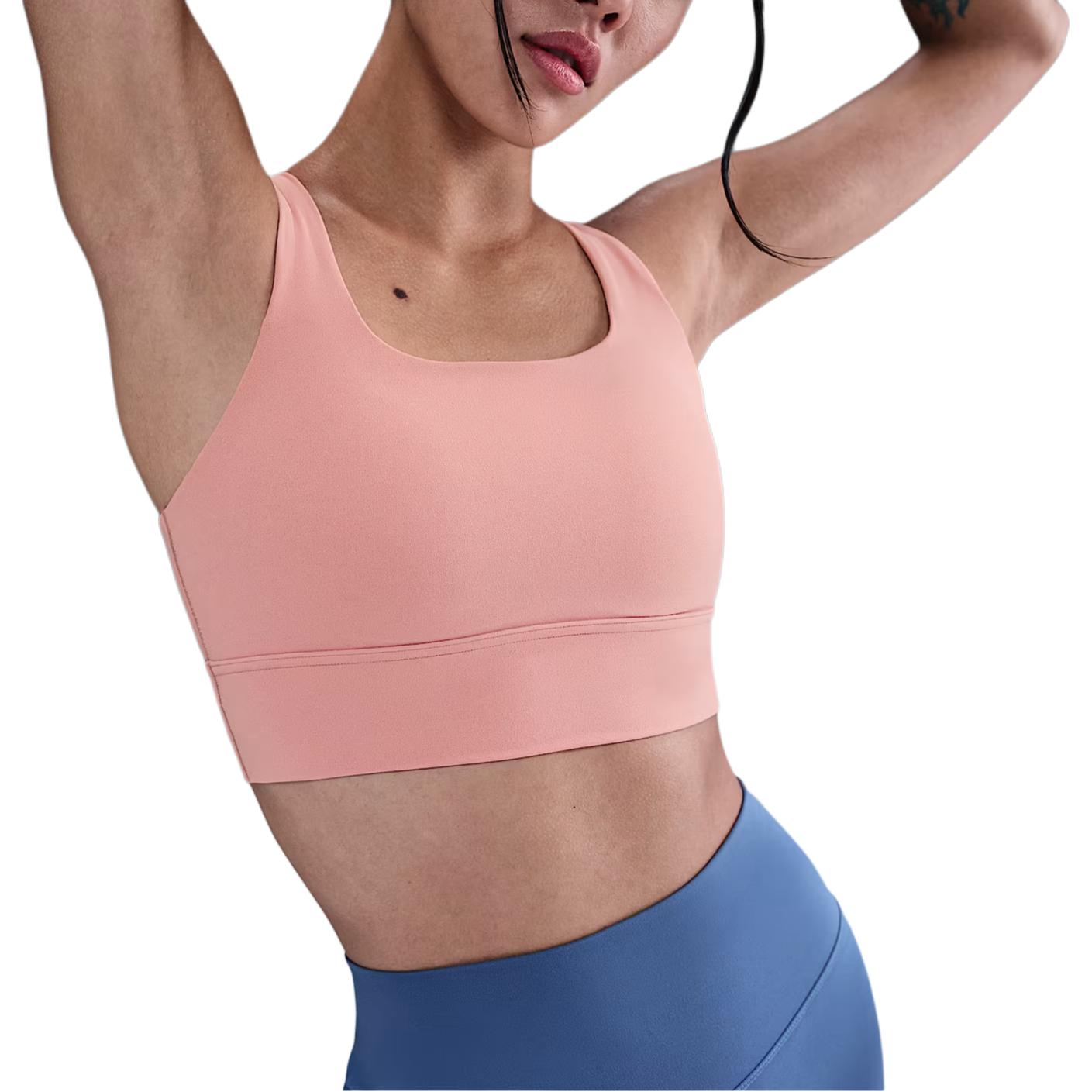 

Nike Zenvy Dri-FIT Medium Support Padded Quick-Dry Breathable Long Sports Bra Women underwear DO6620-685 XL