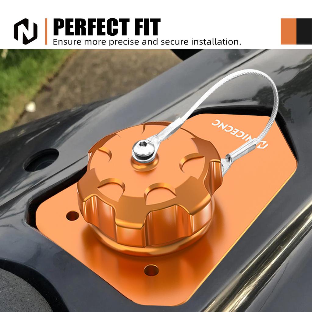 For KTM 690 SMCR 690 SMC/R Fuel Filler Neck Cover Motorcycle Rear Tank Cap for KTM 690 Enduro/R 2019 2020 2021 2022 2023 2024