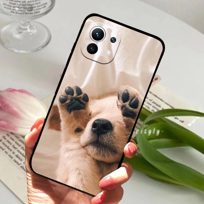 For Xiaomi Mi 11 Case Mi11 Pro Sea Beach Shockproof Silicone Soft TPU Phone Cover For Mi 11 Lite 4G 5G Cute Animal Bumper Fundas