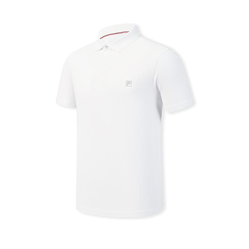 

Fila Tennis Fashion Classic Minimalist Sports Casual Comfortable Solid Color Basic Breathable Short Sleeve Polo Shirt Men tops A11M623151FWT S