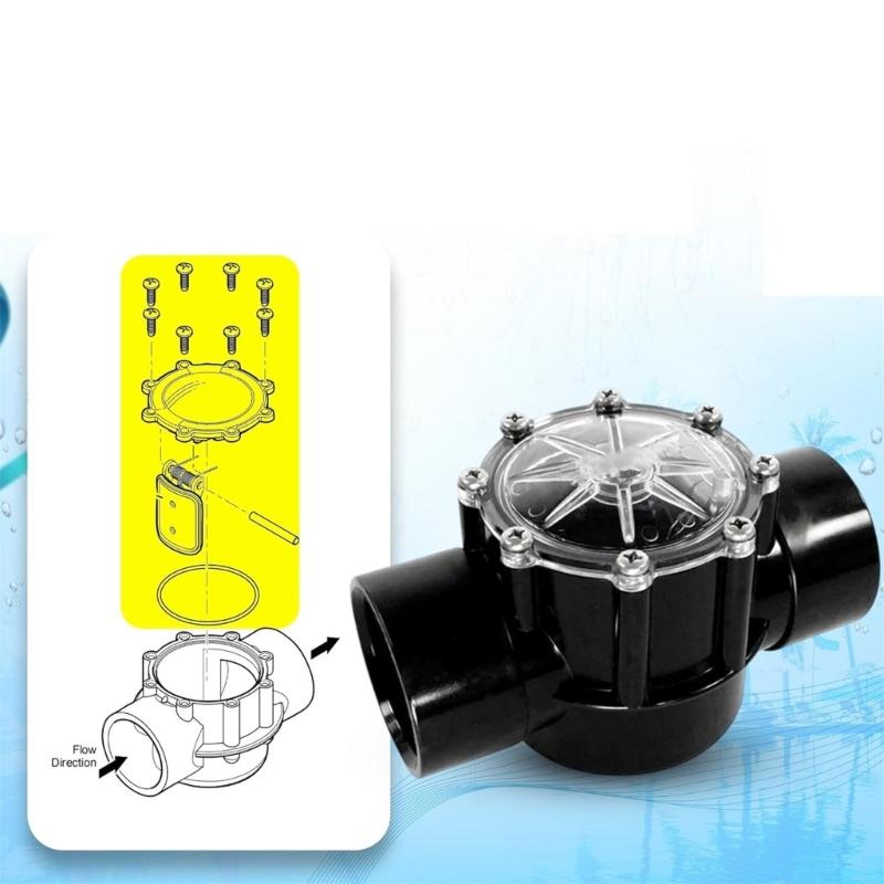 Plastic Pool Pump Check Valves Cover Replacement Part Pools Repair Supplies Plastic Texture Suitable for 263042 Model