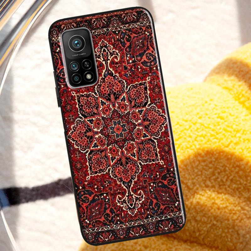 Persian Carpet Floral Pattern Case For POCO X3 NFC X3 GT F3 M3 M4 Pro Back Cover Xiaomi Mi 11 Lite 10 Mi 11T Pro 10T