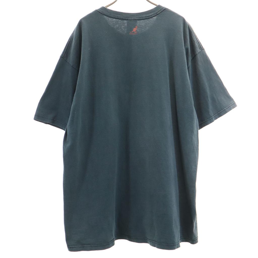 KANGOL Hecho en Japón Camiseta de manga corta XXL carbón Biggs para hombre Usado