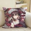 Date A Live Kurumi Tokisaki Square Sofa Pillow Cover Solid Color Living Room Home Decor Cushion Case