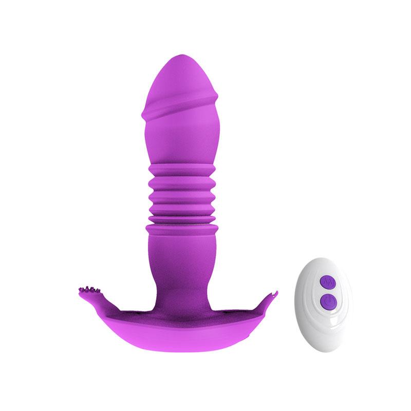 Dildo Vibrátor Big Butt Plug Análny vibrátor Diaľkové ovládanie Mužský masážny prístroj na prostatu Anus Sexuálna hračka pre mužov Gay