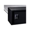 Sigel frozenacrylic - présentoir - bureau - pour din lang (105 x 210 mm) - double face - noir-clair