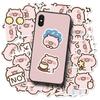 40 Little Pig Stickers Cute Children's Reward Cartoon Handbook Materials Water Cup Luggage Case Handbook Stickers