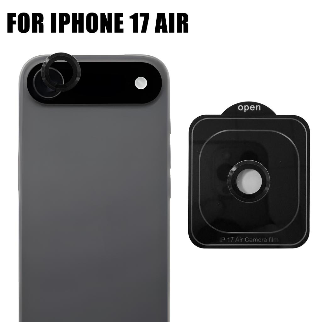 Metal Camera Lens Protector for IPhone 17 Pro Max 17Air 9H Tempered Glass Anti-Scratch Individual Lens Cap for IPhone 17ProMax