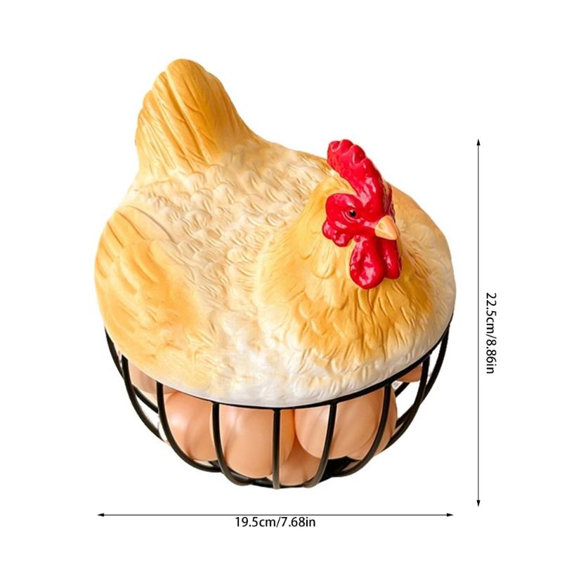 Playful Resin Food Holder Basket Kitchen Countertop Storage Bin For Arranging Seasonal Vegetables Eggs Basket