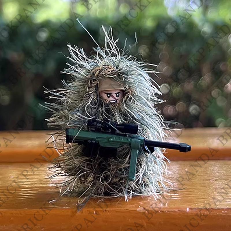 Military Series Soldier Figures Building Blocks SWAT Army Special Force Sniper Camouflage Clothes Ghillie Suit Games Bricks Toys