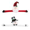 Nuove decorazioni natalizie, Babbo Natale e pupazzo di neve a cartoni animati, stella per la punta dell'albero, decorazioni per la punta dell'albero di Natale di casa