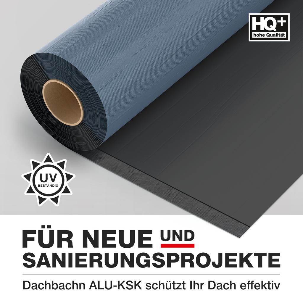 IsolBau Self-Adhesive Bituminous Membrane Roofbahn 5m² RAL 7016 Anthracite