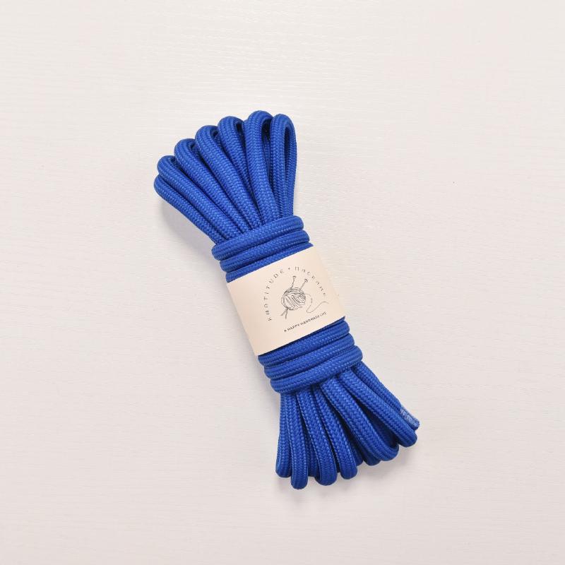 8mm Polyester Core Rope 5m Colorful Braided Cord for Pet Leash Making Rope Crochet Bag Strap Handmade Craft Clothing Accessories