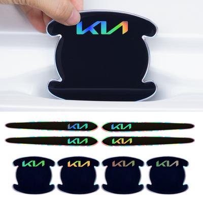 8pcs Car Door Handle Bowl Scratch Protective Stickers Anti-collision Strip For Sportage Ceed Sorento Cerato Optima Picanto