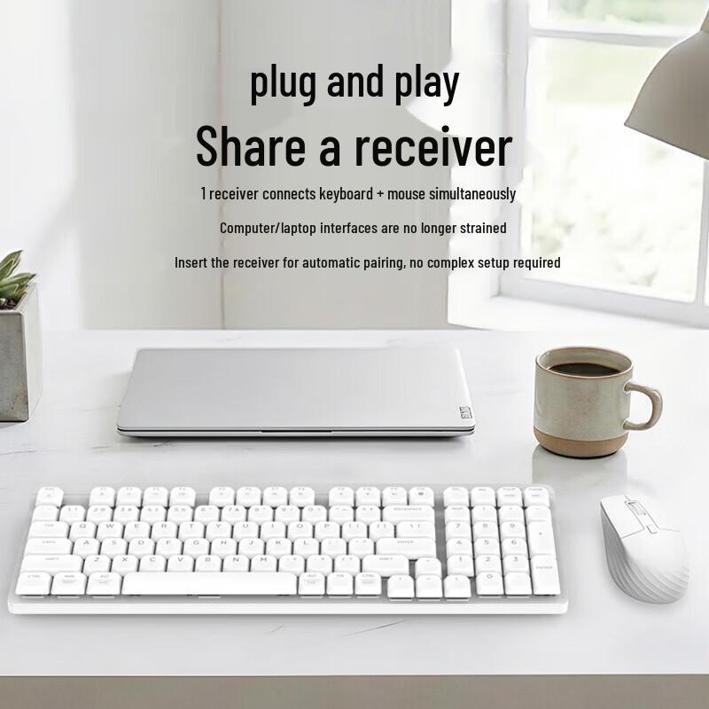 SooPii 2.4G Wireless Mechanical Keyboard and Mouse Set