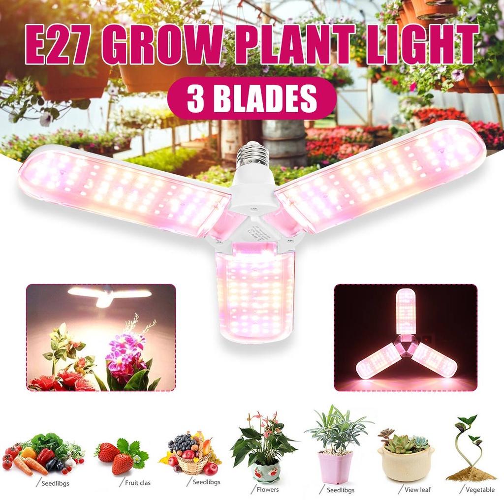 120/180/240W E26 / E27 Hydroponic Plants Grow Full Spectrum LED Plant Growth Lamp Foldable LED Grow Lamp Indoor Grow Lights