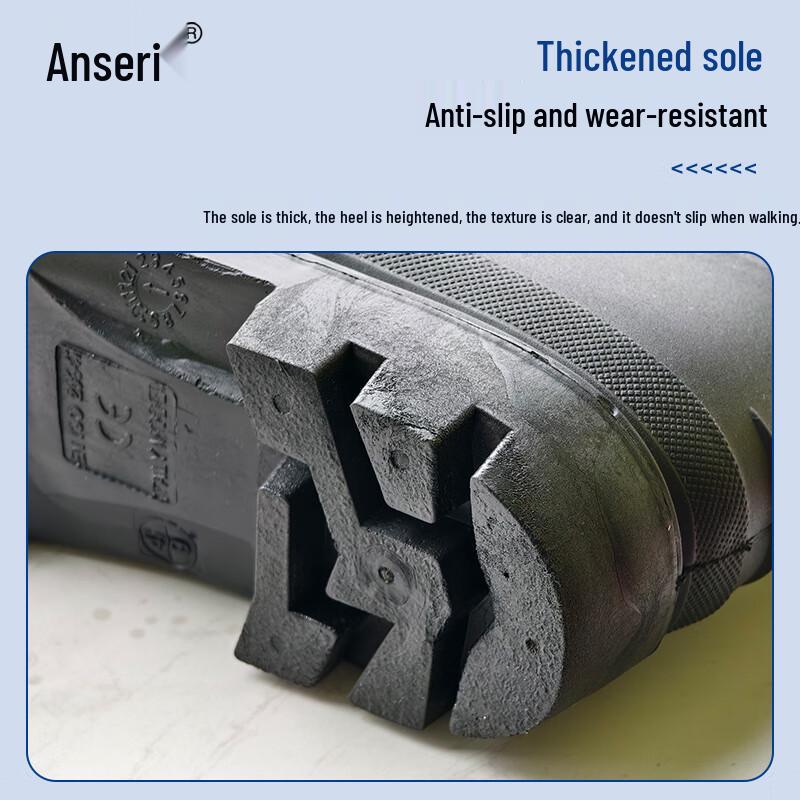 Ansell PVC High-Top Rain Boots