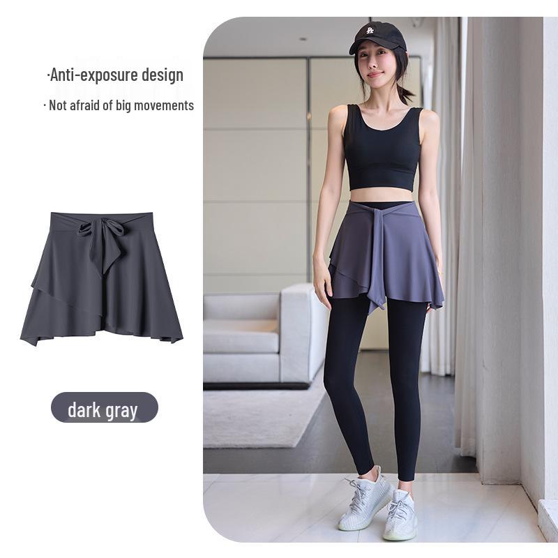 Yoga Skirt: One-Piece Sports Cover for Running and Fitness