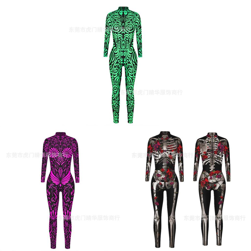 Tuta Cosplay di Halloween con Tessuto in Miscela di Fibre per Costumi Anime Festa di Halloween