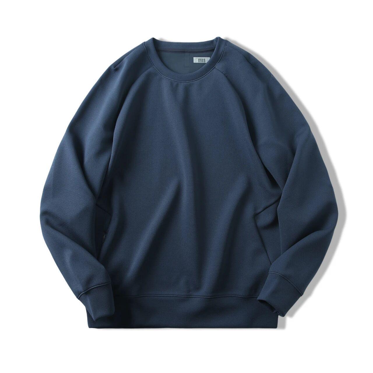 

Tengu Family Men s Casual Knit Round Neck Long Sleeve Hoodie 3XL (approx. 90-100 kg) синій