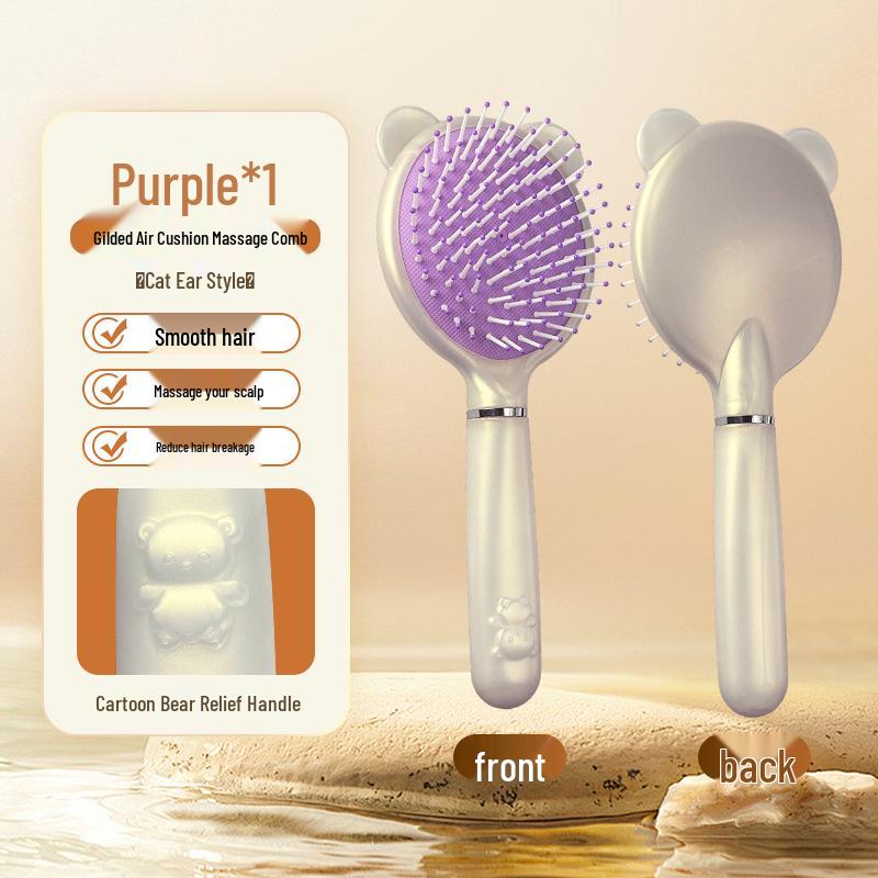 Perlglänzender Antistatischer Doppelnutzungs-Airbag-Massagekamm für Frauen