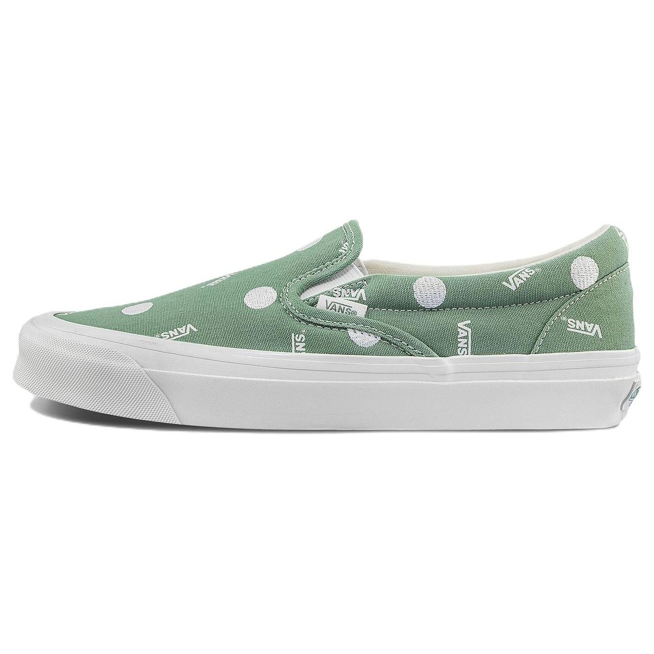 Vans OG Classic Slip-On LX  Polka Dot - Green  Men s VN0A45JKLDN EU 41