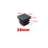 Square Plastic Black Blanking End Caps 13x13mm-120x120mm Inner Plug Cap Furniture Leg Tube Pipe Inserts Plugs Decorative Dust