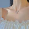 Exquisite Angel Wing Moonstone Necklace - Elegant, Versatile, and Luxurious Collarbone Chain