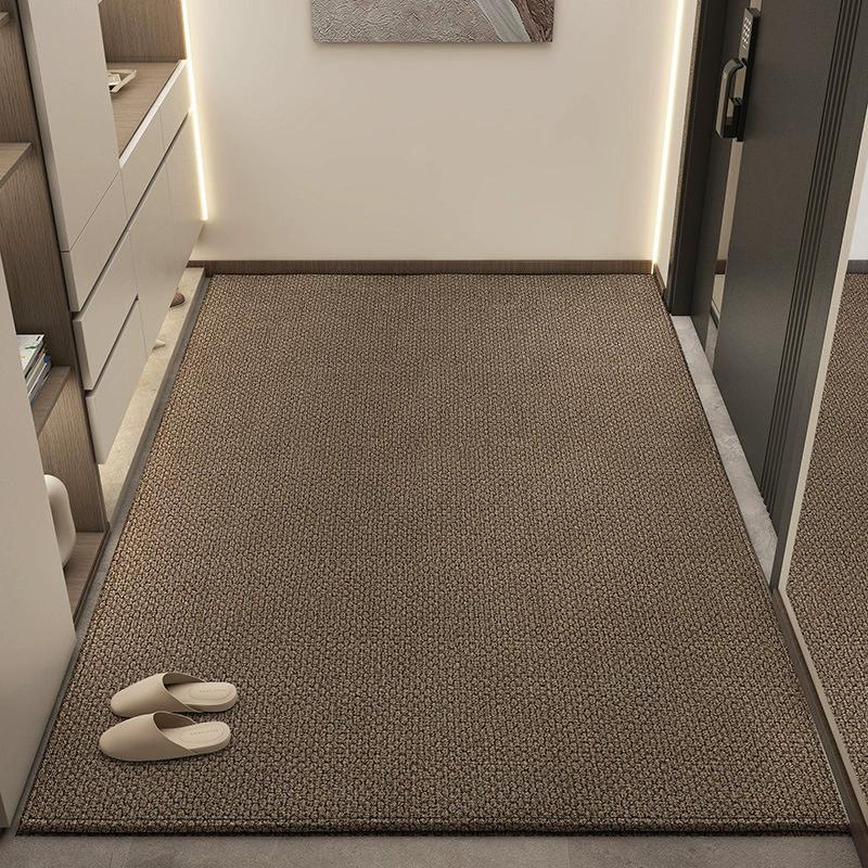 Home Doorway Rug Mat with Trim-to-Fit Design, Stain-Resistant & Anti-Slip - Practical Entryway Floor Carpet for Family Use