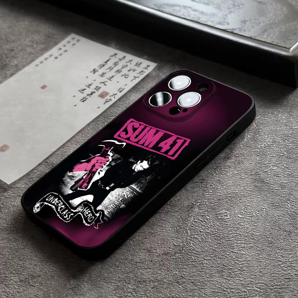 Hot Band S-sUM 41 Phone Case For 17 Pro Max For Iphone 14 16 Pro Max 12 15 11 13 Pro Xr X Xs 8 7 Plus Back Cover