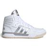 Adidas Neo Entrap Mid Synthetic Leather High-Top Sneakers Women Sneakers White Silver FW3479